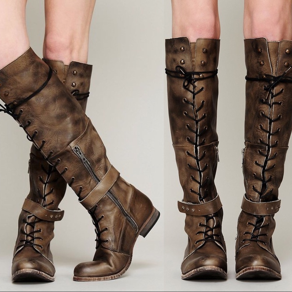 Free People Landmark Combat Boots